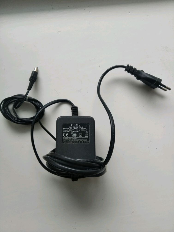 Блок живлення 12V 1A штекер 5.5/2.5 стабілізований трансформаторний AD-121ABDT