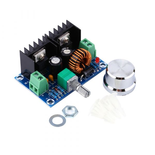 МОДУЛЬ XL4016E1 + R ЗНИЖУЮЧИЙ DC-DC ПЕРЕТВОРЮВАЧ З РЕГУЛЯТОРОМ UIN 4-40V, UOUT 1.25-36V, 8A, 180KHZ
