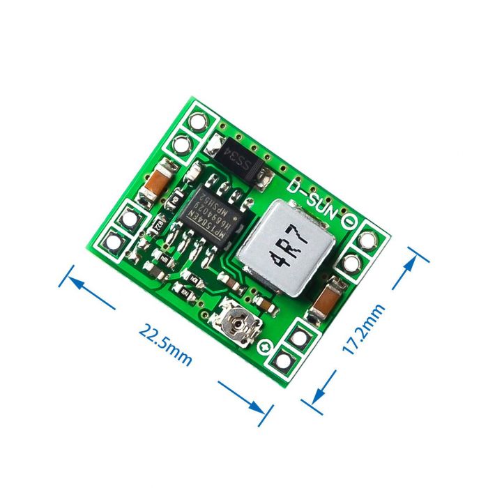 DC-DC знижувальний перетворювач XM1584 Uвх.4,5-28V Uвих. 0,8-20V
