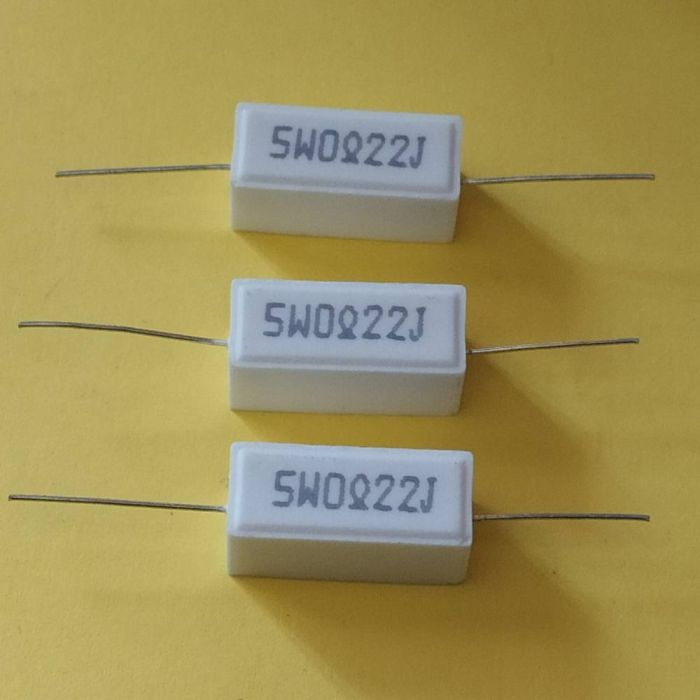 CRL-5W 0,22 ом 5% цементний резистор AXIAL виведення