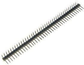 DS1022-1x40 (PLS-1x40R) крок 2.54мм dip роз'єм штирьовий кутовий CONNFLY