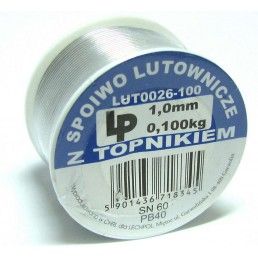 Припій LP (Польща) Solder wire S-Sn60Pb40 1,0мм 0,1 кг