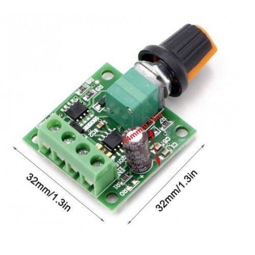 РЕГУЛЯТОР ШВИДКОСТІ ДВИГУНА ШИМ 1803BK 1.8V-15VDC 30ВТ