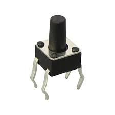 KFC-A06-H, 6x6xH=7.0mm DIP тактова кнопка Daier