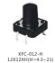 KFC-012-H, 12x12xH=12.0mm DIP тактова кнопка Daier