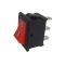 KCD1-102-1 (MRS-102), 3pin, 6A,250V, ON-ON, корпус чорний, клавіша чорна, біла, перемикач Daier
