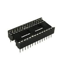 KLS1-216B-28-1 (ICSS-28) DIP крок 1.778мм (d=10.16mm) панелька 28 контактів KLS