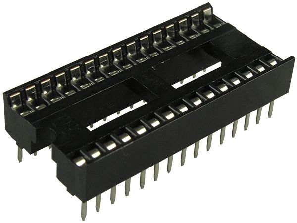KLS1-216B-30-1 (ICSS-30) DIP крок 1.778мм (d=10.16mm) панелька 30 контактів KLS