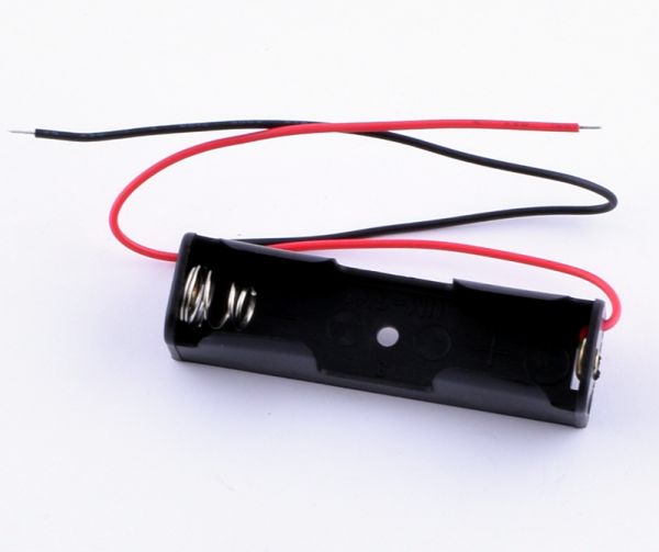 KLS5-801-B, тримач для 1 батареї АА провід 15см.