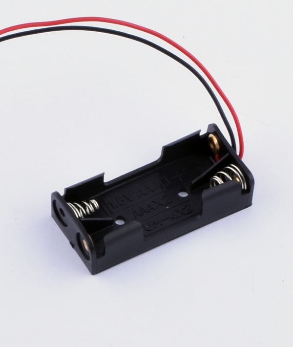 KLS5-818-B, тримач для 2 батарей ААА провід 15см.
