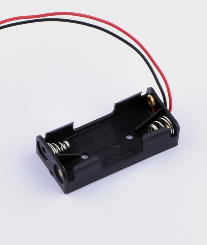 KLS5-818-B, тримач для 2 батарей ААА провід 15см.