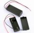 KLS5-828-B, Держатель для 2 батарей ААА Провод 15см. (крышка)