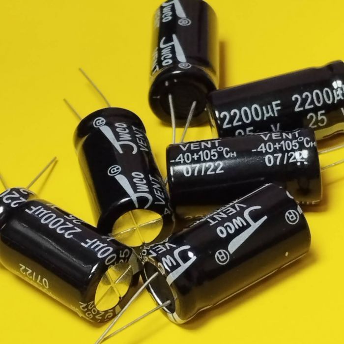 2200mkf 25v 105°C электролит jwco 13*25