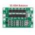 BMS контролер заряда/разряда, ПЛАТА ЗАЩИТЫ 3S60А 18650 12.6В LI-ION с функцией балансирования