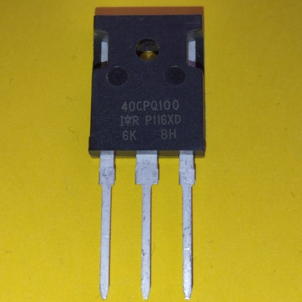 40CPQ100 40A; 100V; SCHOTTKY TO-247AC