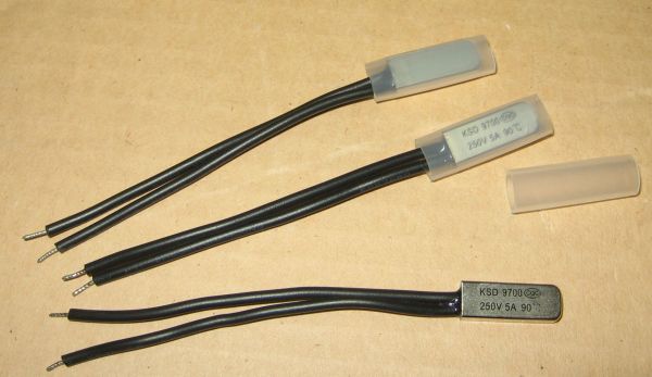 KSD9700 5A 250В 90°C термостат