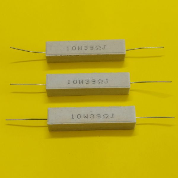 CRL-10W 39ом 5% цементний резистор AXIAL виведення
