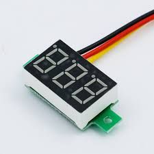 Цифровий вольтметр 0.28 дюймів DC 0-100V синій, зелений