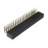 DS1024-2x40R (PBD-2x40R) шаг 2.54мм dip мама Разъем штыревой кутовий CONNFLY