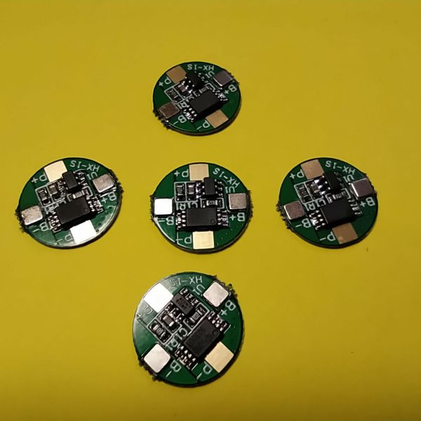 BMS контролер заряду-розряду HX-1S-2,5А одного літій-іонного акумулятора 18650