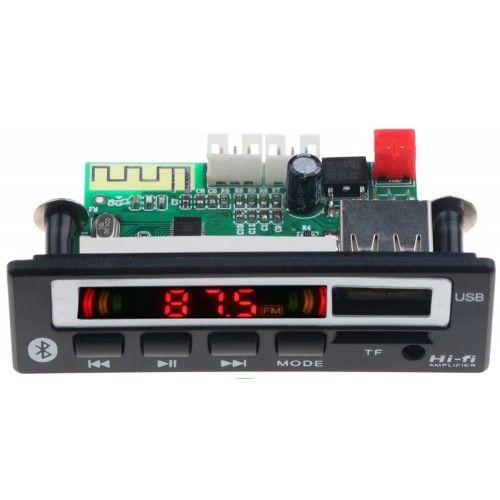 МОДУЛЬ СТЕРЕО АУДІО MP3, FM ПЛЕЄРА З BLUETOOTH, USB, MICRO SD