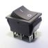 KCD2-212(KCD4) 6pin, 15A,250V, (ON)-ON черный Переключатель Daier, поворотний, без фиксации