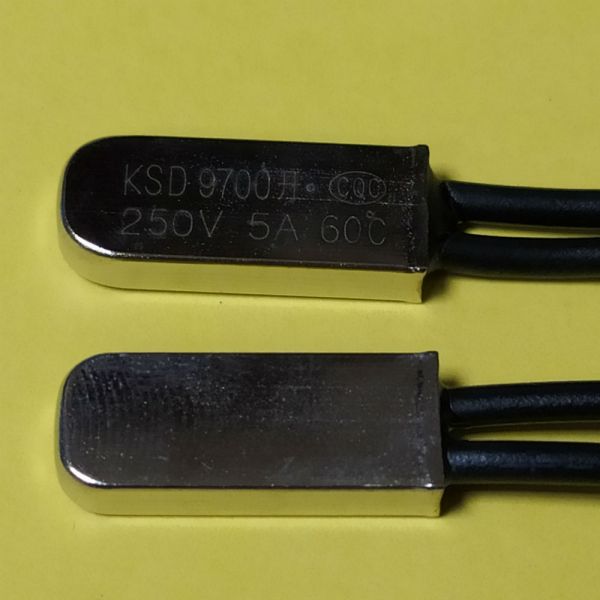 KSD9700 5A 250В 60°C термоcтат нормально відкритий