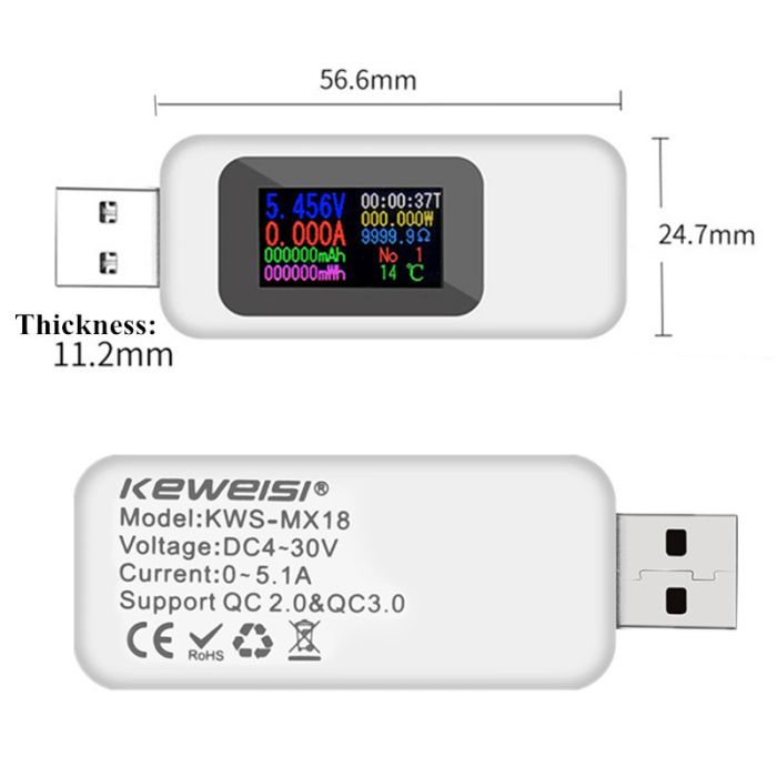 USB ТЕСТЕР KWS-MX18L