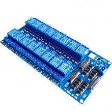МОДУЛЬ 16 РЕЛЕ 5V З ОПТОРОЗВ'ЯЗКОЮ ДЛЯ ARDUINO