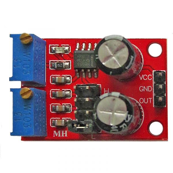 Модуль YL-107 NE555 - генератор прямокутних імпульсів з регулюванням частоти та шпаруватості