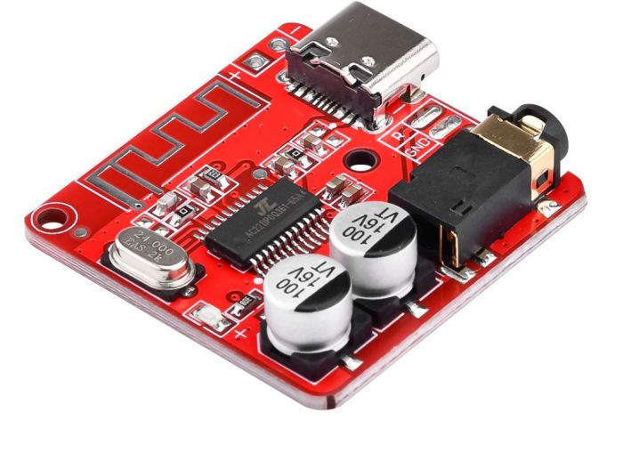 Плата аудіоприймача Bluetooth 5.0 бездротового стерео музичного модуля 3.7-5V XY-BT-Mini