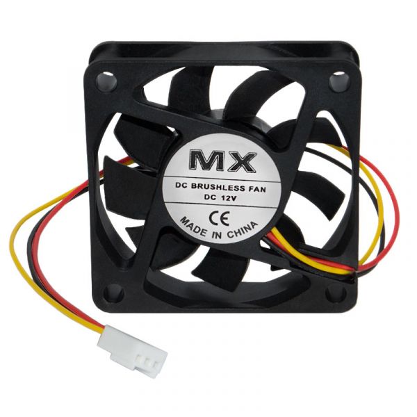 Вентилятор MX-6015 DC 12В 3 дроти 60*60*15 мм, 0.18A ковзання
