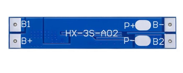 Контролер, плата захисту, заряду-розряду 3S Li-Ion 18650 12.6V 8A HX-3S-A02