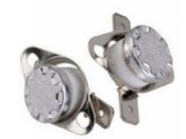 KSD301 10A 250В 210°C термостат(норм/замкн.,горизонт.контакти,рухомий фланець)