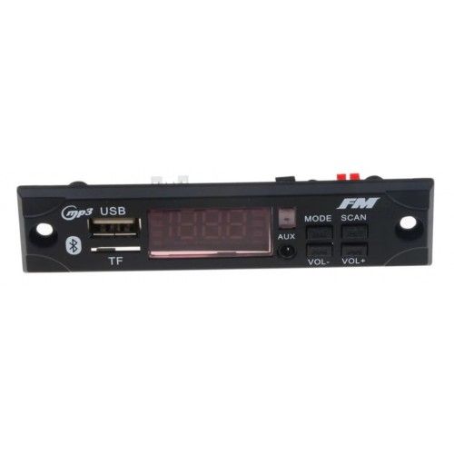 Модуль стерео аудіо MP3, FM-плеєр з bluetooth, usb, micro cd