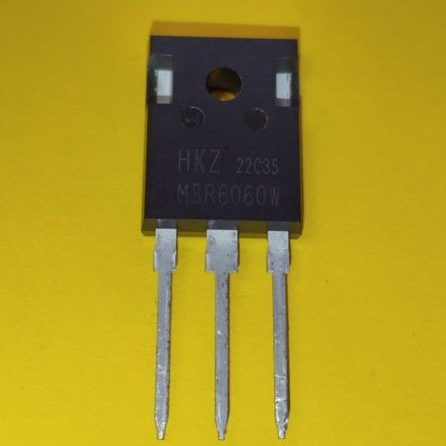 MBR6060W (60В,60А 2х30A) подвійний діод Шотткі корп.ТО-247