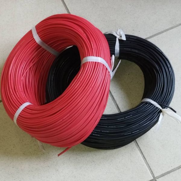 Провід монтажний силіконовий 1жила 14AWG (2,0мм.кв.), чорний (1метр)