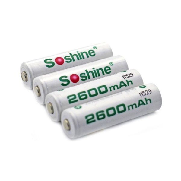 АА акумулятори Soshine 2600 mAh RTU