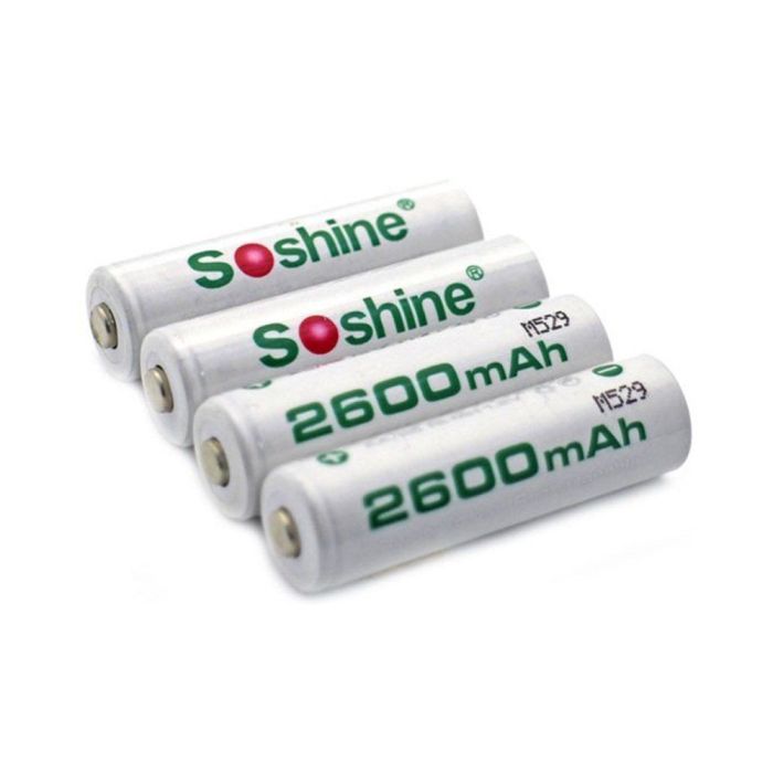 АА акумулятори Soshine 2600 mAh RTU