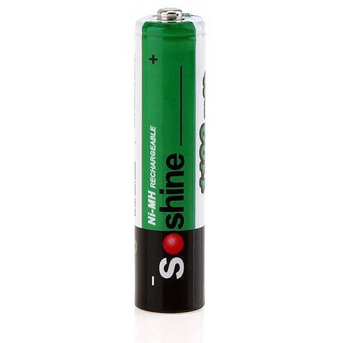 Акумулятор Soshine AAA1100, AAA/(R03), 1100mAh, Ni-MH, 1.2V