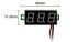 Вольтметр Цифровой DC 5- 30V с LED-индикатором 0.28 дюйма красный, без корпуса